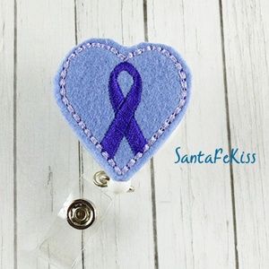 Alzheimer's Awareness Felt Badge Reel
